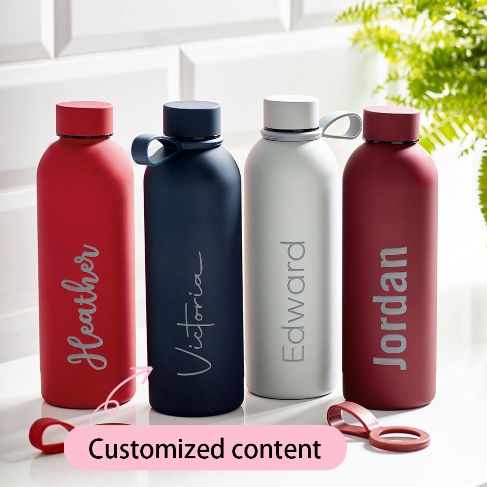 Sports Equipment Names - Borraccia in Acciaio Inox Personalizzata con