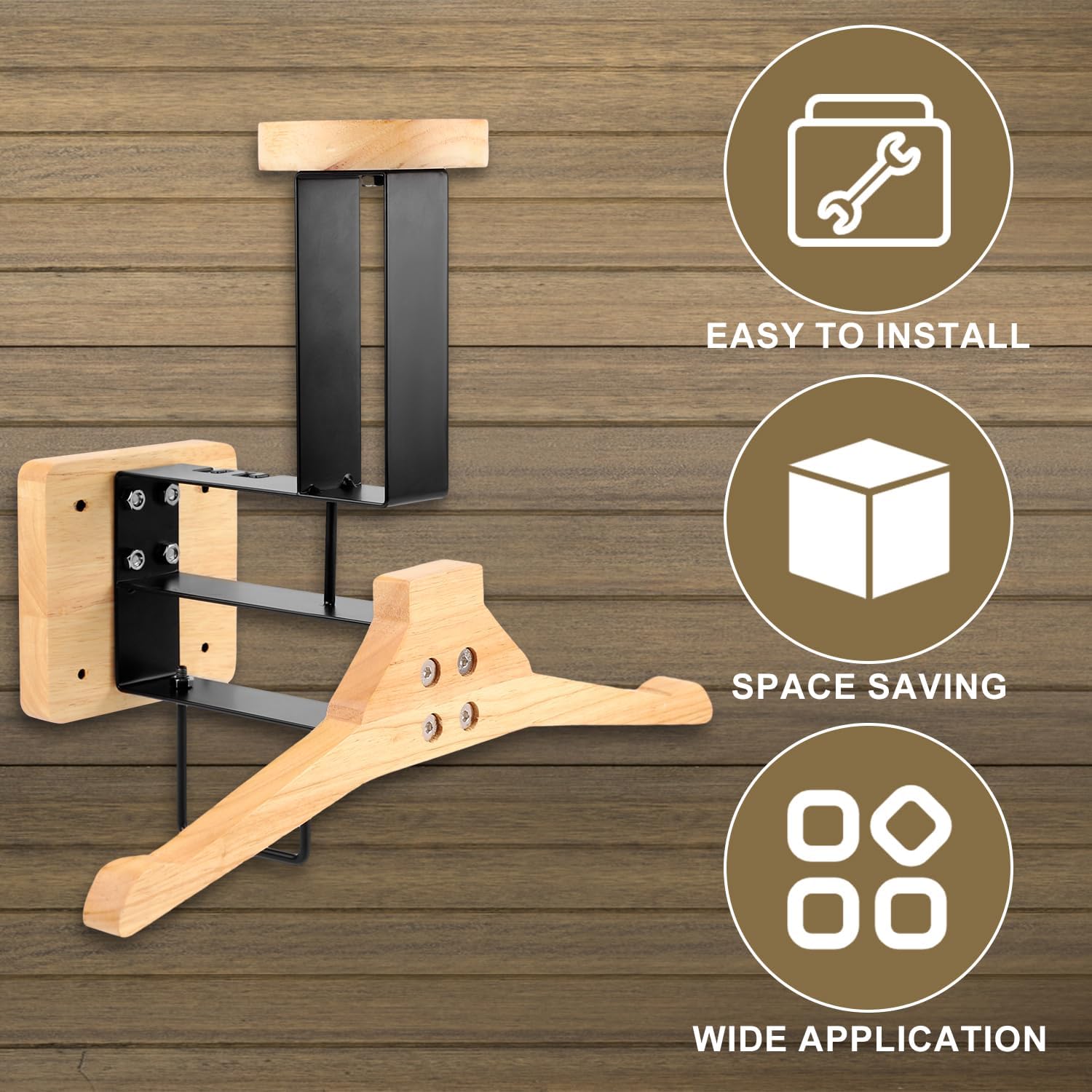 ​ Supporto da parete in legno  - Sports Equipment Organizer recensione e prezzo