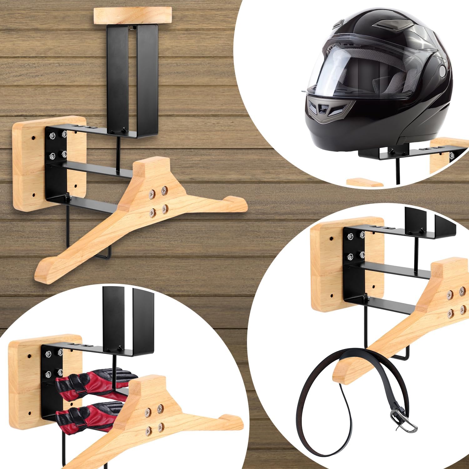 ​ Supporto da parete in legno  - Sports Equipment Organizer recensione e prezzo