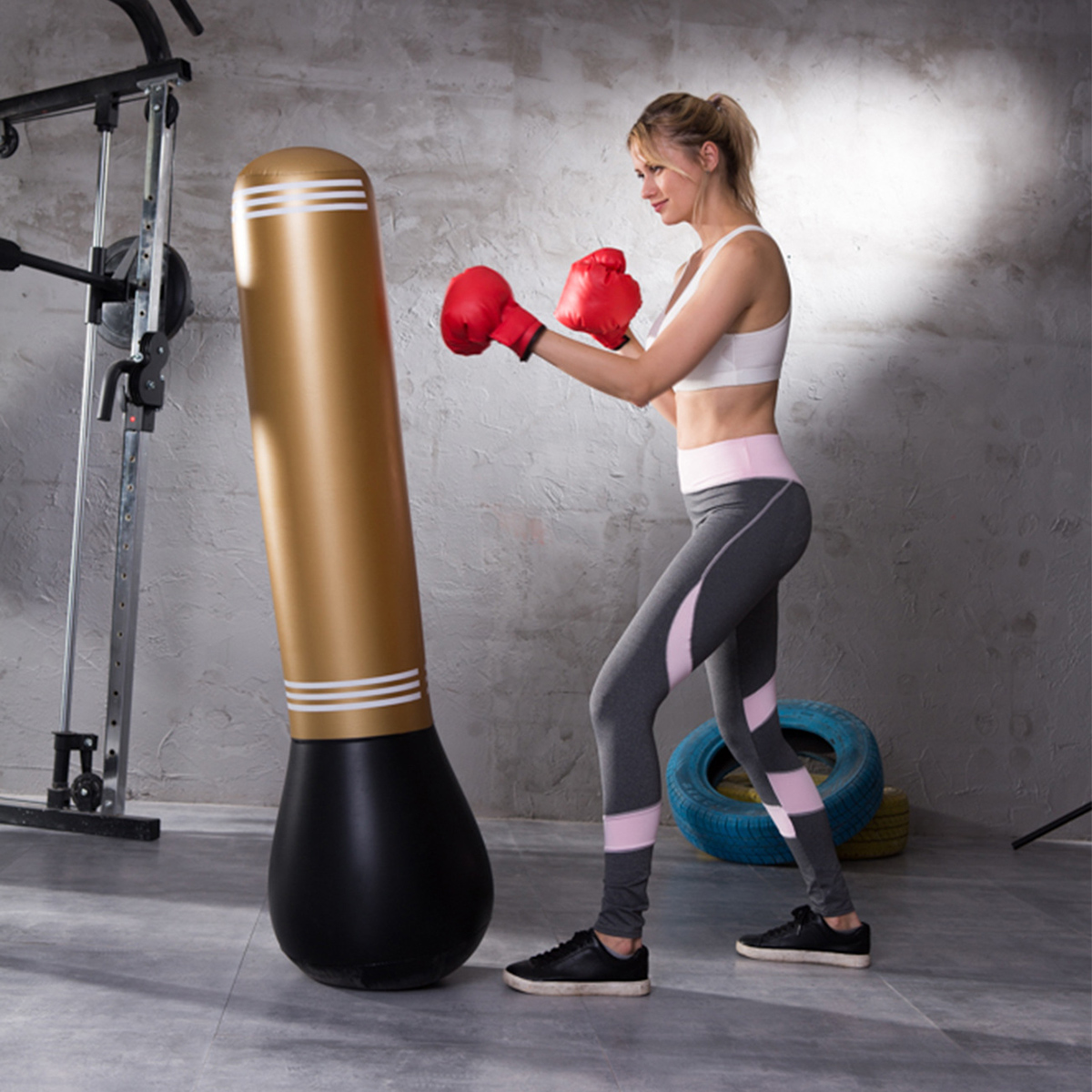 Sacco da boxe gonfiabile per c - Sports Equipment Names recensione e prezzo